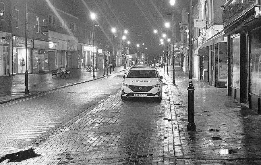 Police were called to a fight involving up to 10 men in Sittingbourne high street. Picture: Kent Police