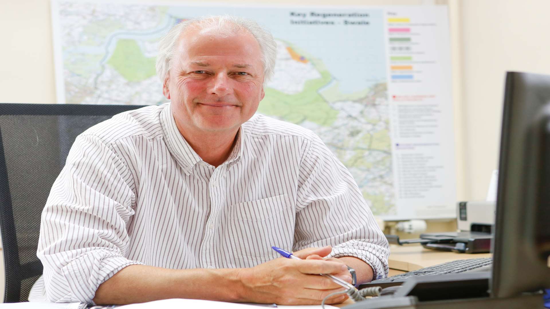 Outgoing regeneration director Pete Raine