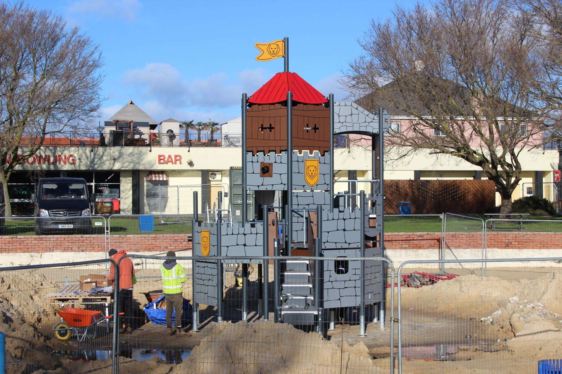 New castle at Sheerness sandpit (7258888)