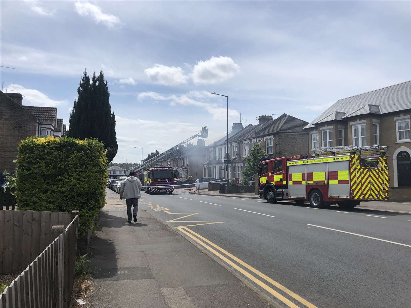 A cannabis farm was found in the house