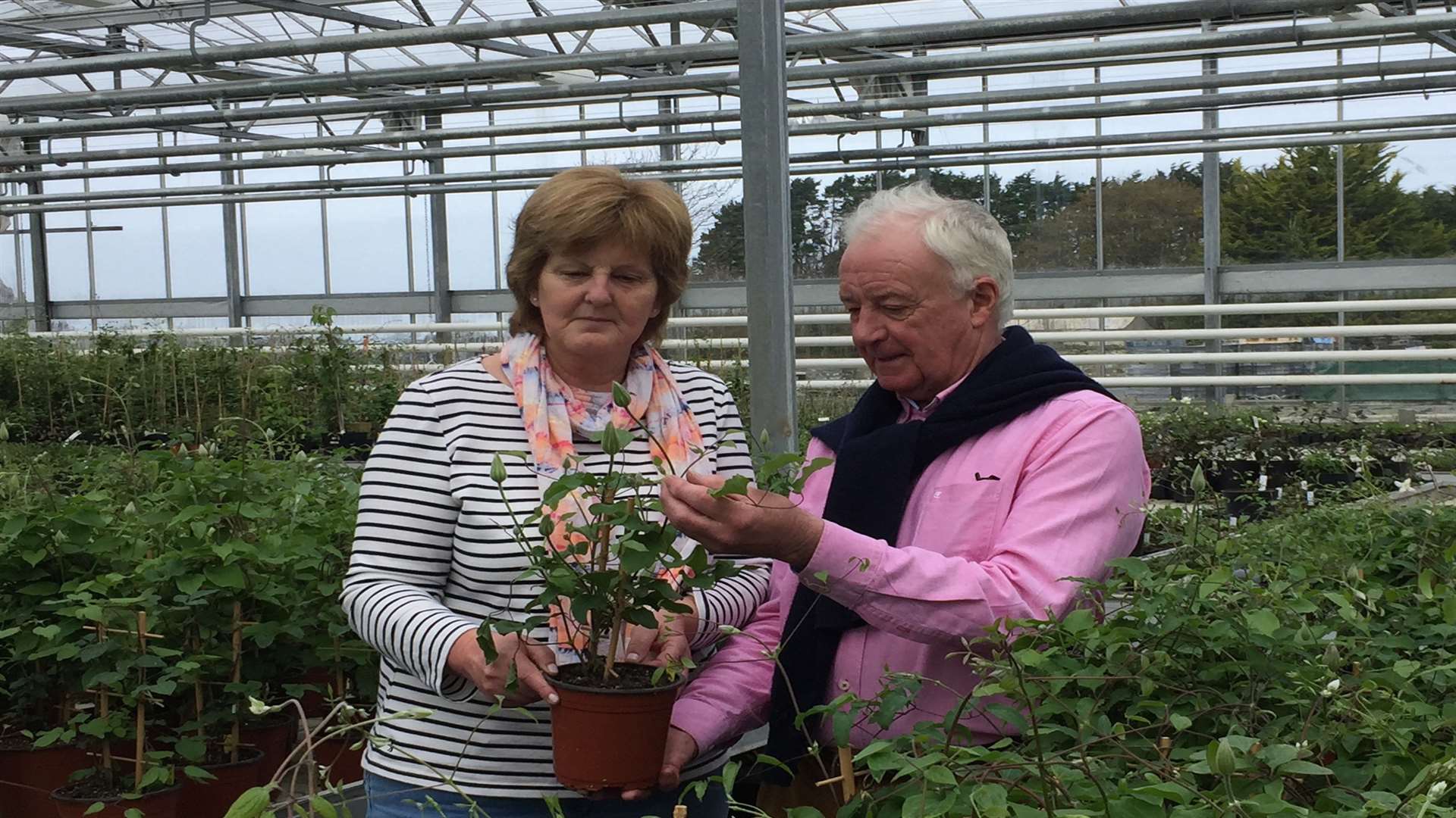 Raymond with Lesley Bellew