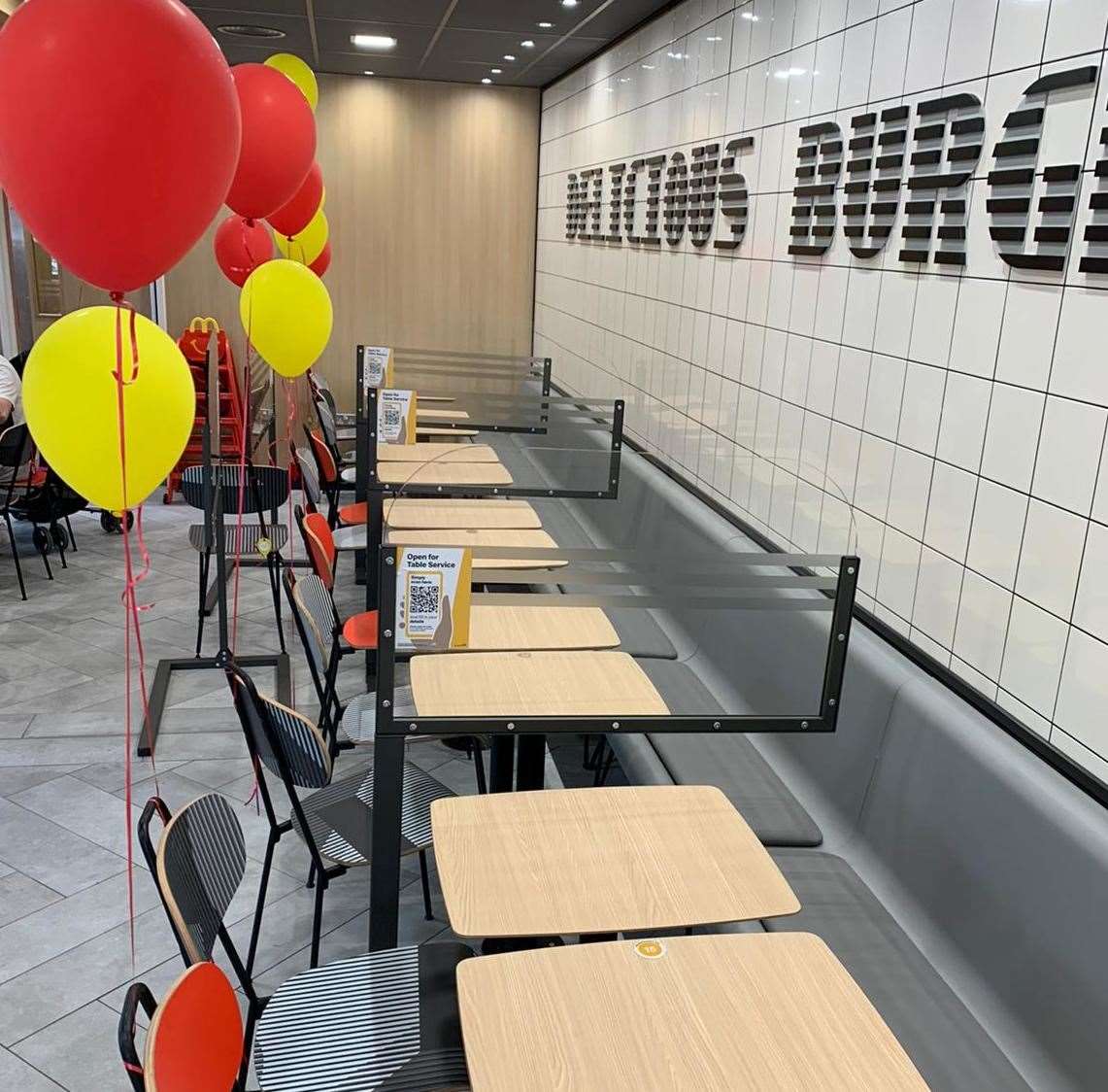 Inside the new McDonald's in Snodland, which started serving customers on June 2 Picture: McDonald's