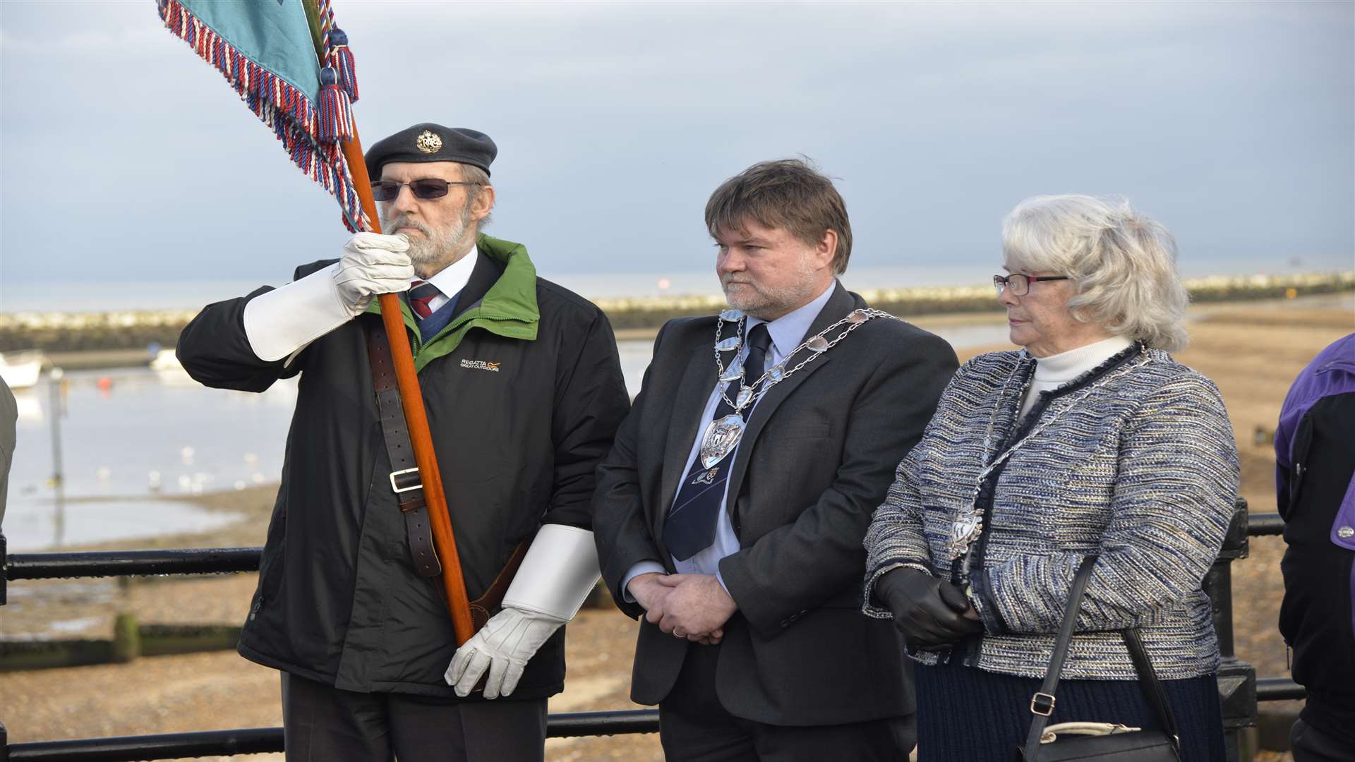 The service was held at midday