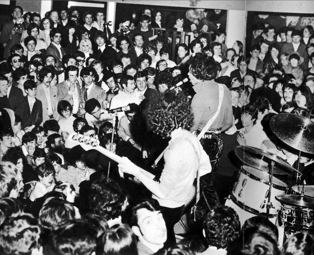 Folkestone-born Noel Redding and Jimi Hendrix in their heyday. Photo: John Sims