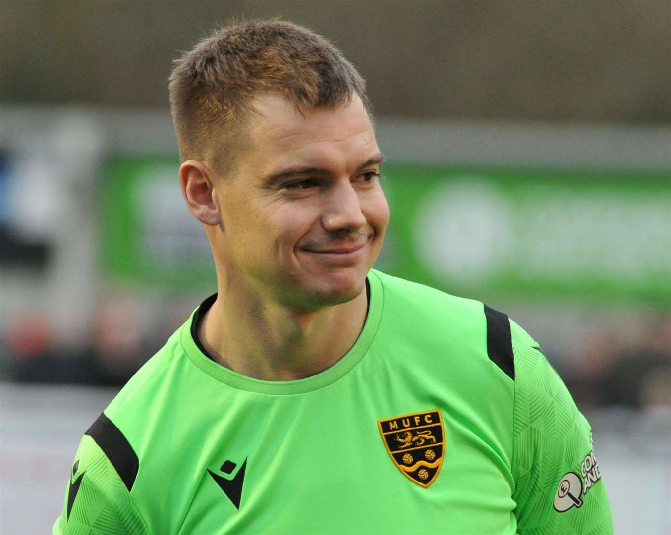 Maidstone United goalkeeper Chris Lewington saved two penalties in their 5-1 defeat at Weymouth Picture: Steve Terrell