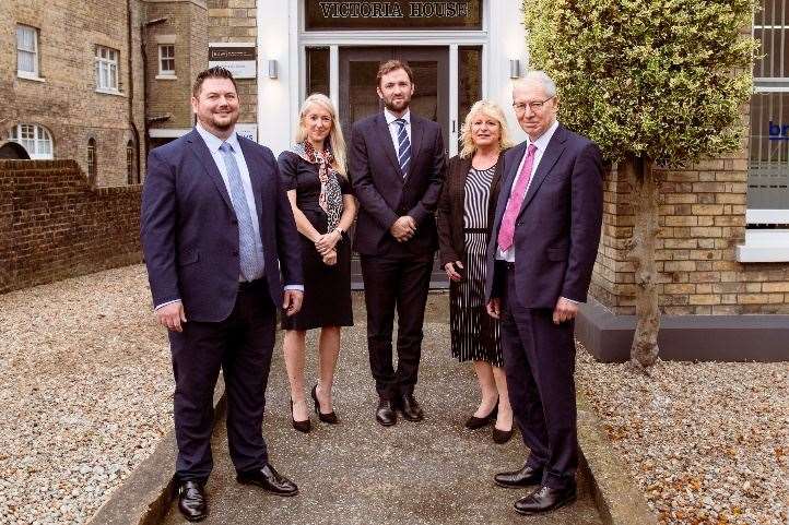 From left, James Kent, Amy Judge, Lachan Donaldson, Maureen Potts and Robert Green