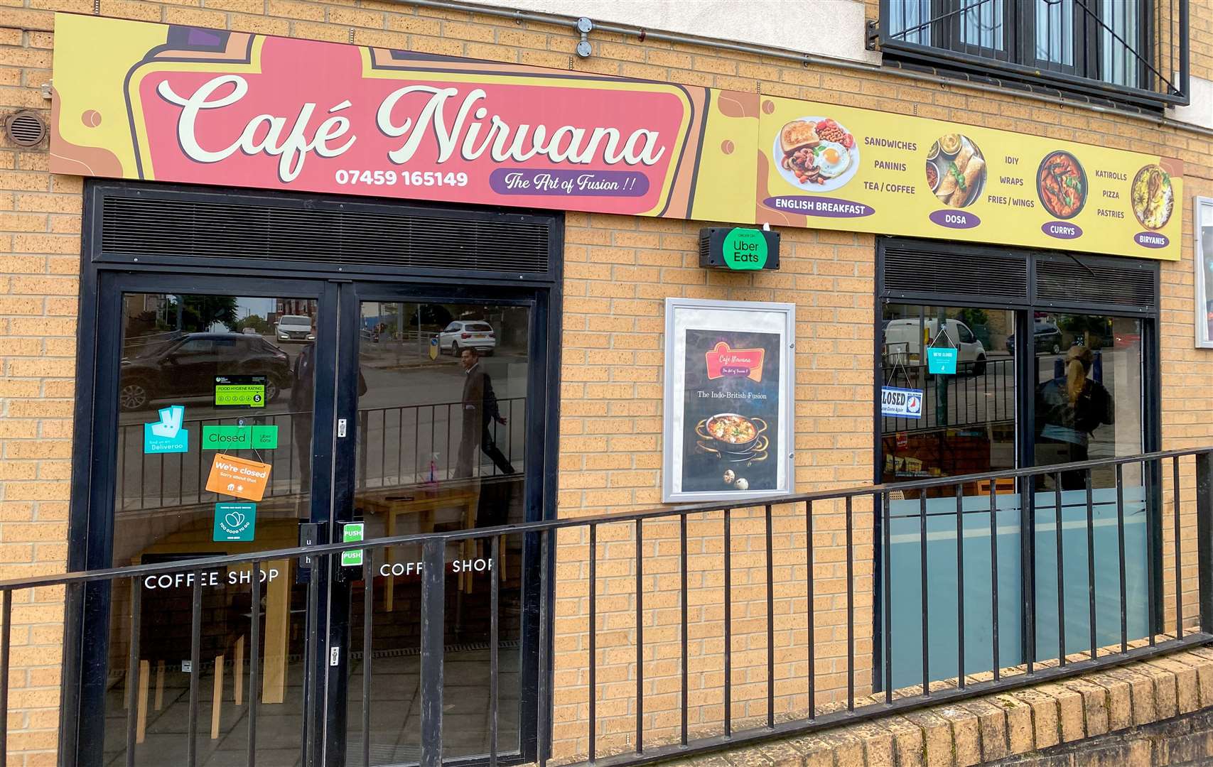 We visited Cafe Nirvana in Dartford, an Indian-British fusion cafe. All pictures: Sam Lawrie