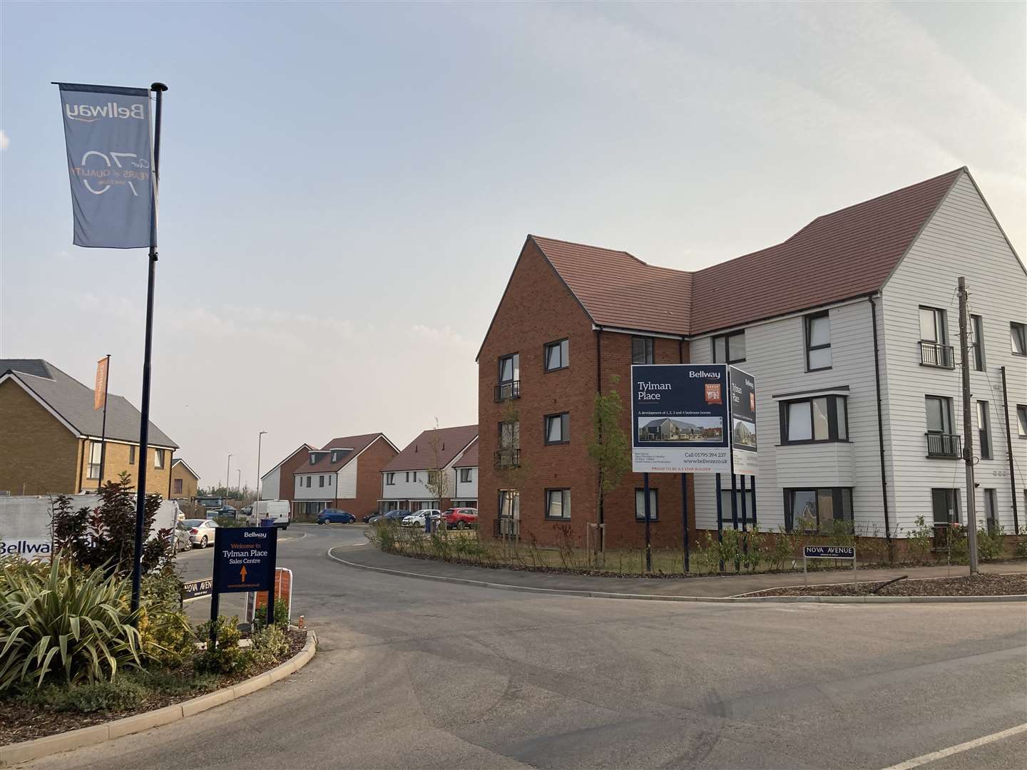 The Tylman Place housing development in Faversham is complete