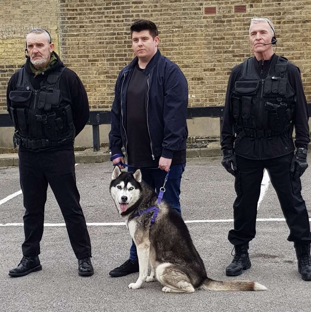 From left: Mark Moraghan, Stuart Antony and David Easter