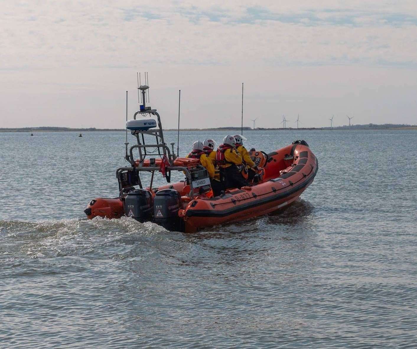 Lifeboat crews in Walmer were called out twice on Christmas day. Picture: RNLI Whitstable Lifeboat Station/Facebook (53969550)