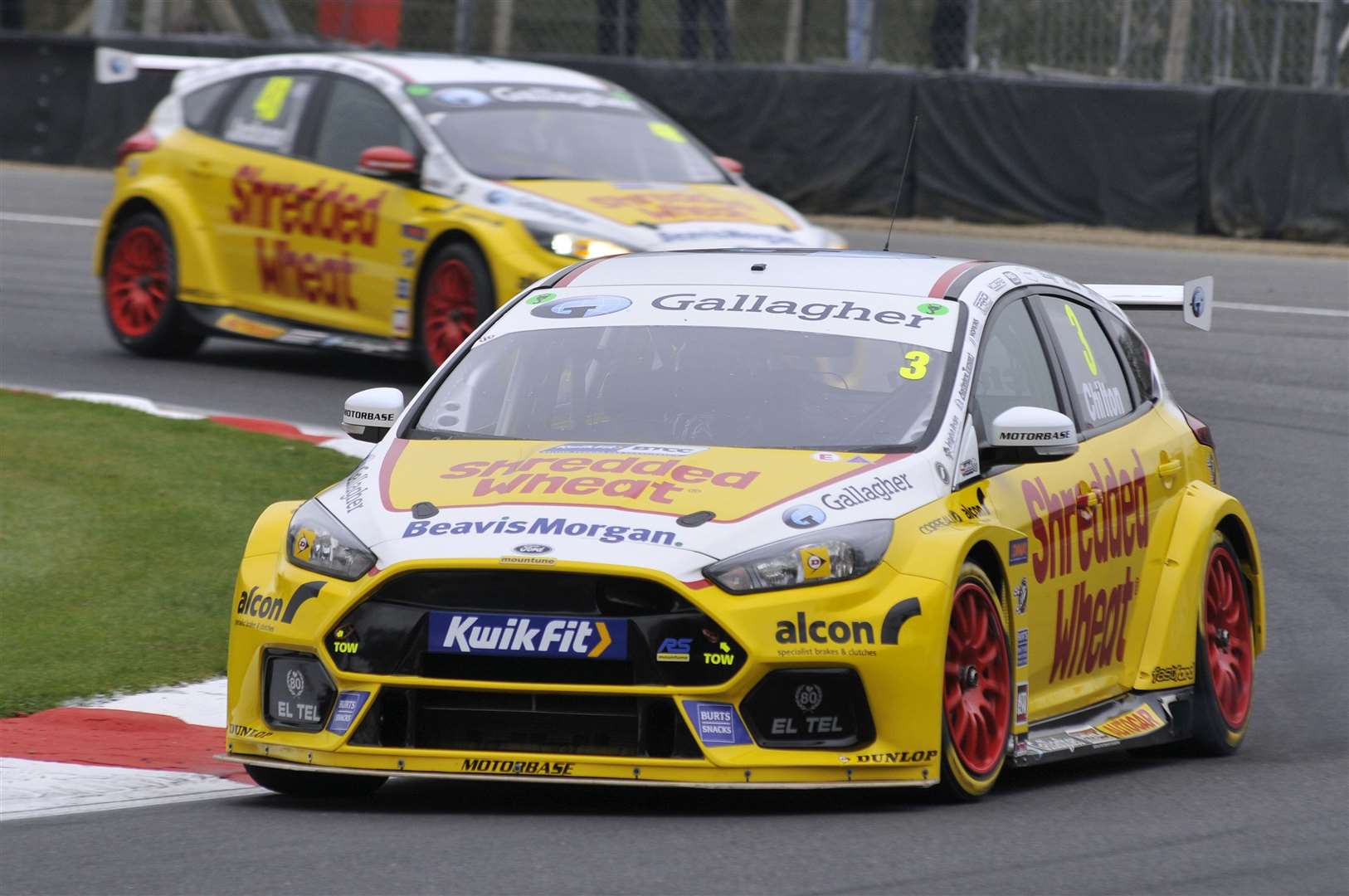 Tom Chilton on track at the 2019 British Touring Car Championship