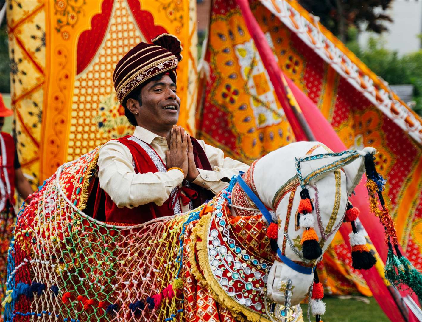 Circus Raj from India performed throughout the day. Picture: Cohesion Plus