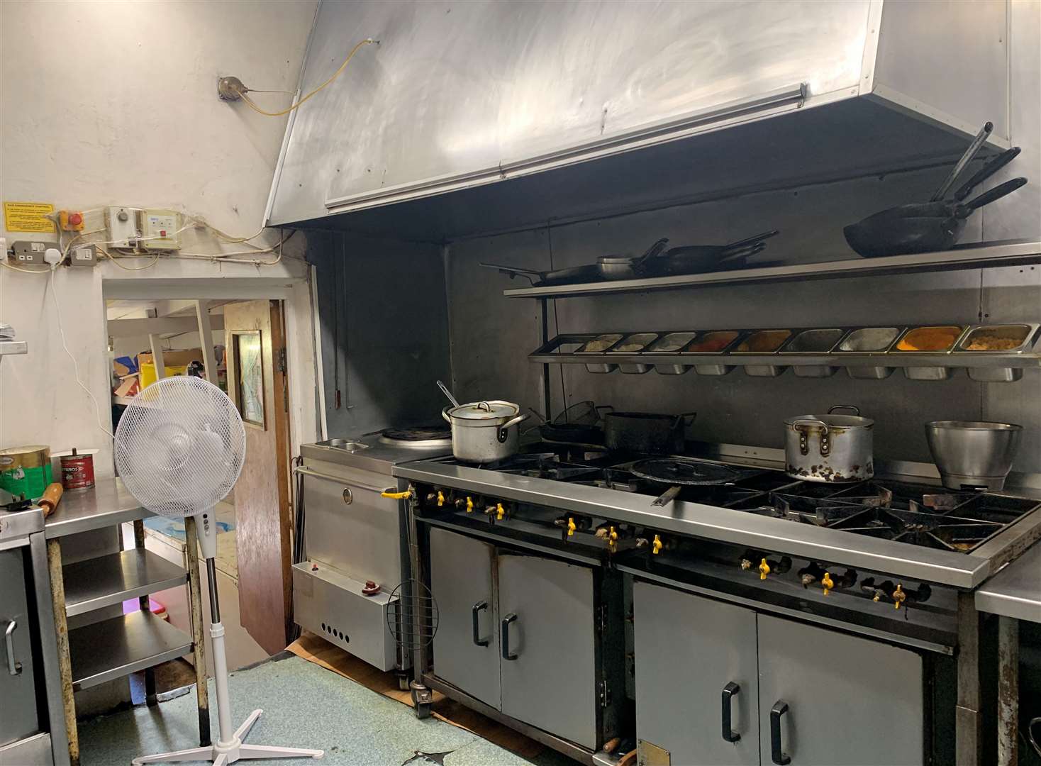 The kitchen at Shobab in Whitstable was found to be dirty