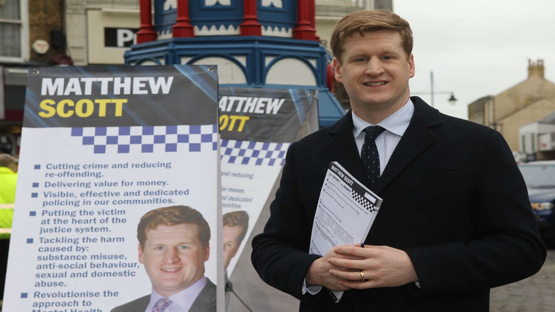 Matthew Scott, Kent's police and crime commissioner