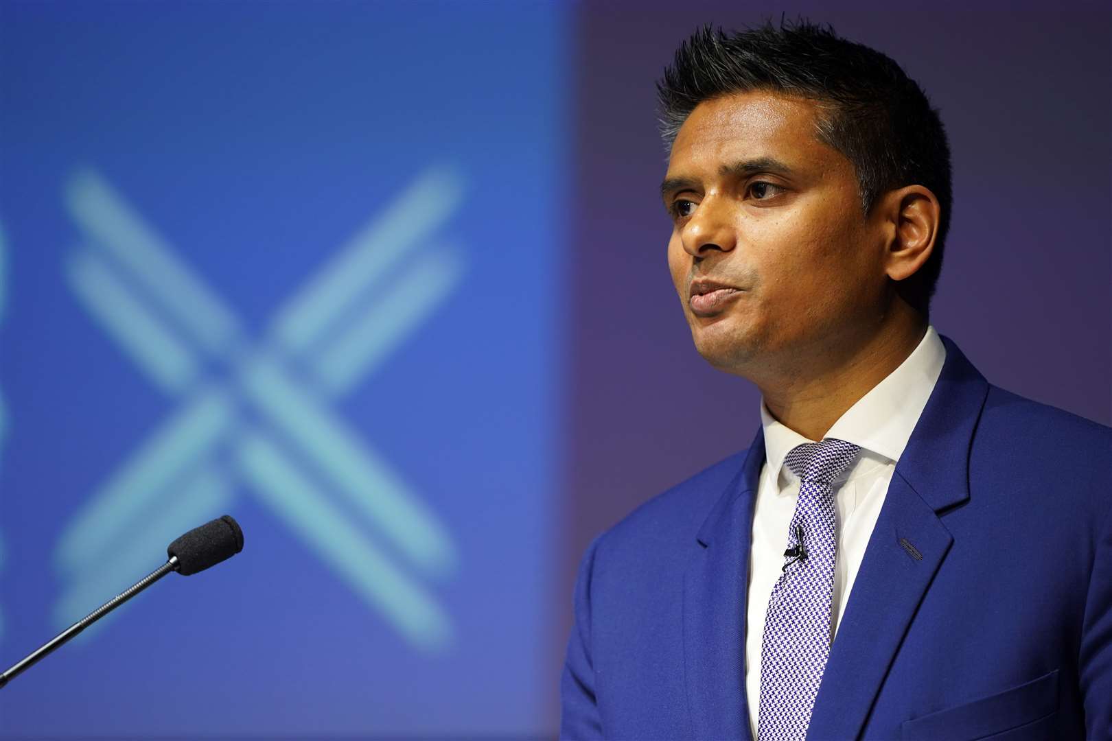 Scottish Conservative MSP Dr Sandesh Gulhane accused the SNP of ‘neglecting’ the NHS (Andrew Milligan/PA)