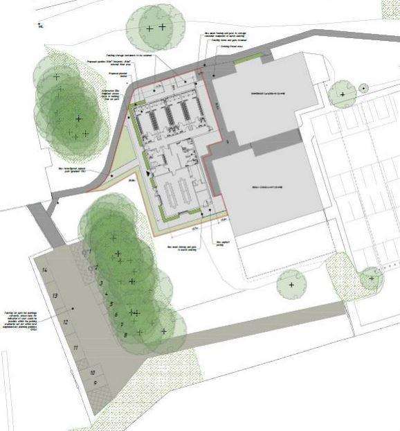 The plans for the Bromley Green clubhouse (6059977)