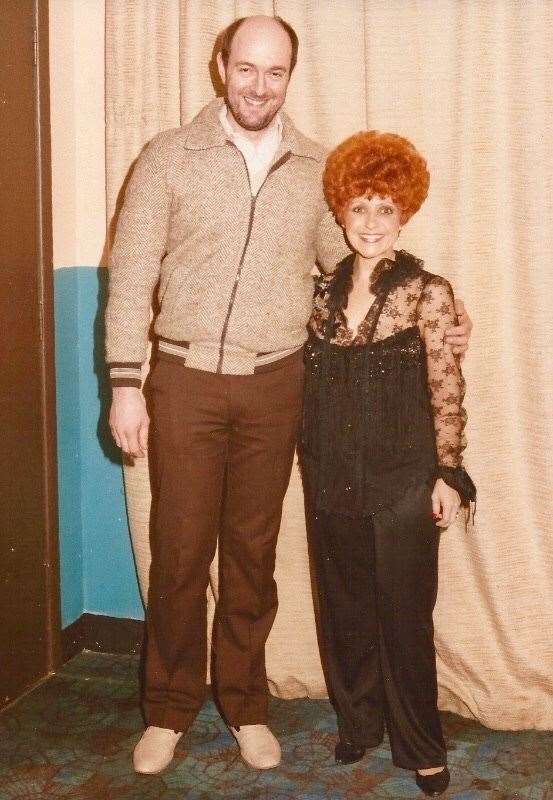 Phil with singer Brenda Lee