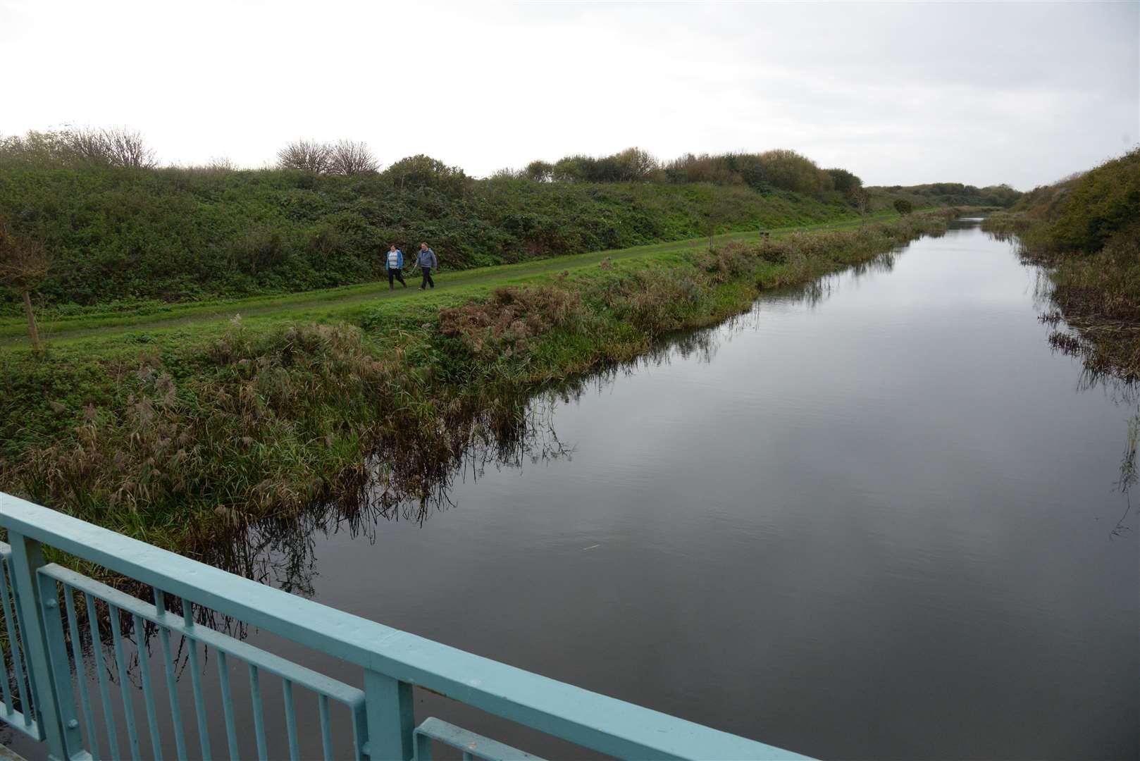 The incident happened along the Royal Military Canal in Hythe. Picture: Chris Davey