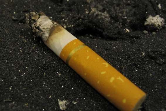 A cigarette butt. Picture: Thinkstock