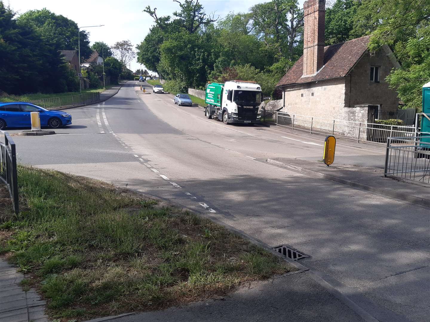 The junction where the lights are to be installed