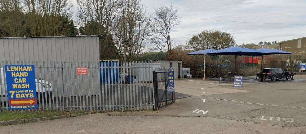 The Lenham Hand Car Wash business in Old Ashford Road