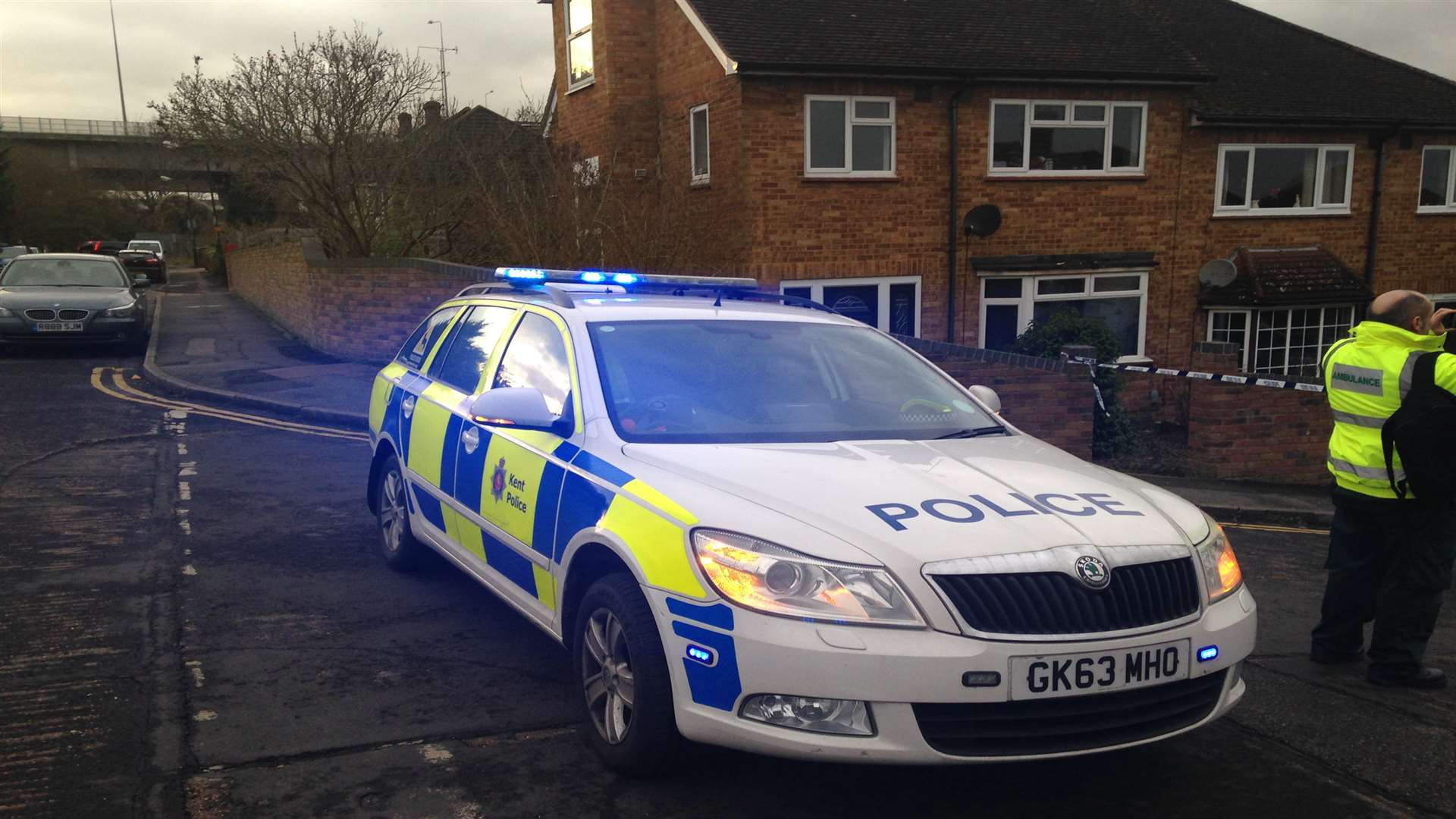 Armed police were sent to Brambletree Crescent.