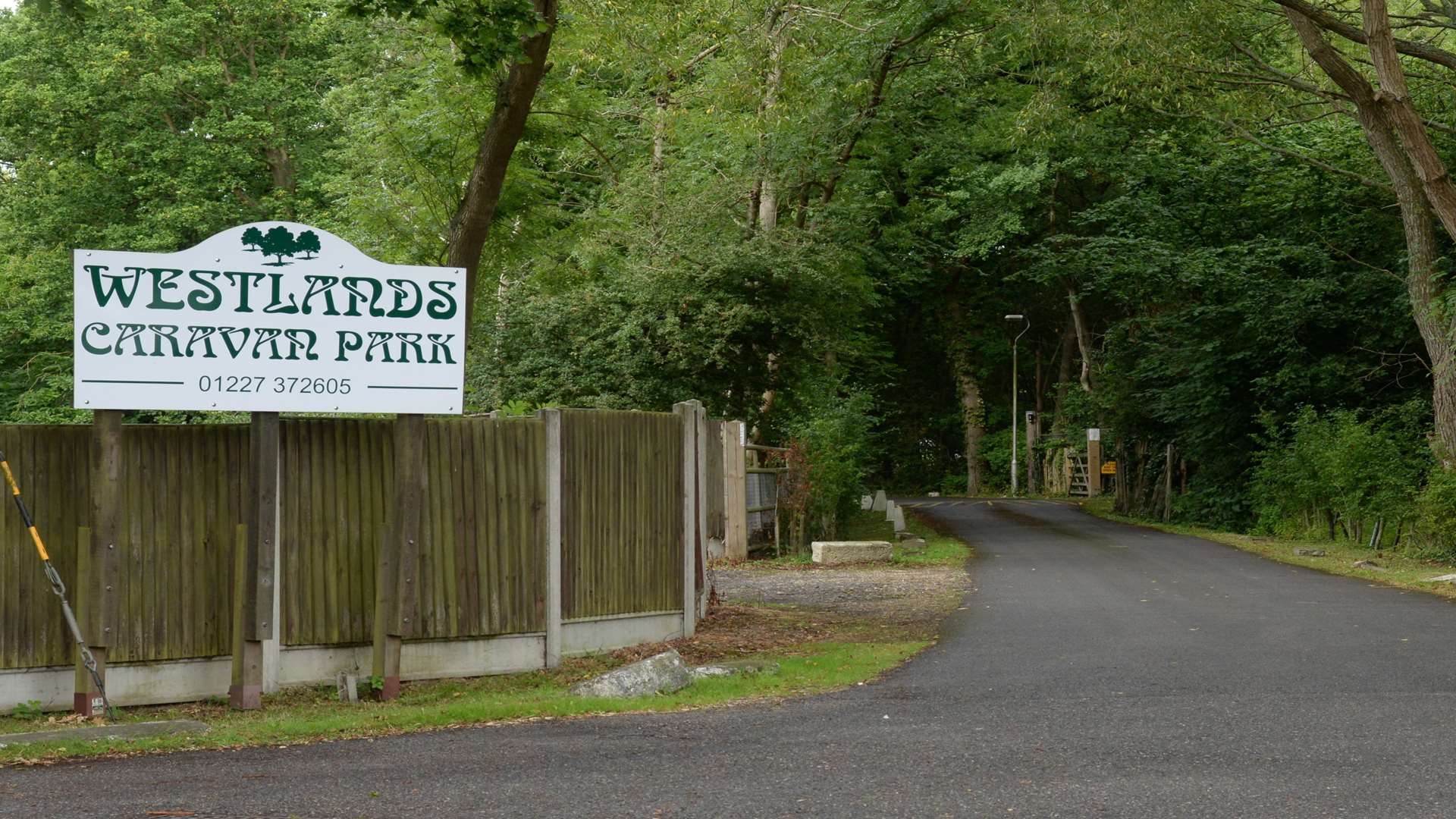 Westlands Caravan Park off Canterbury Road in Herne Common