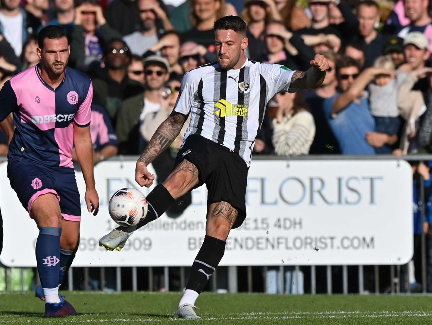 Dartford's Alex Wall netted the only goal on Tuesday as they beat Tooting & Mitcham in the London Senior Cup. Picture: Keith Gillard