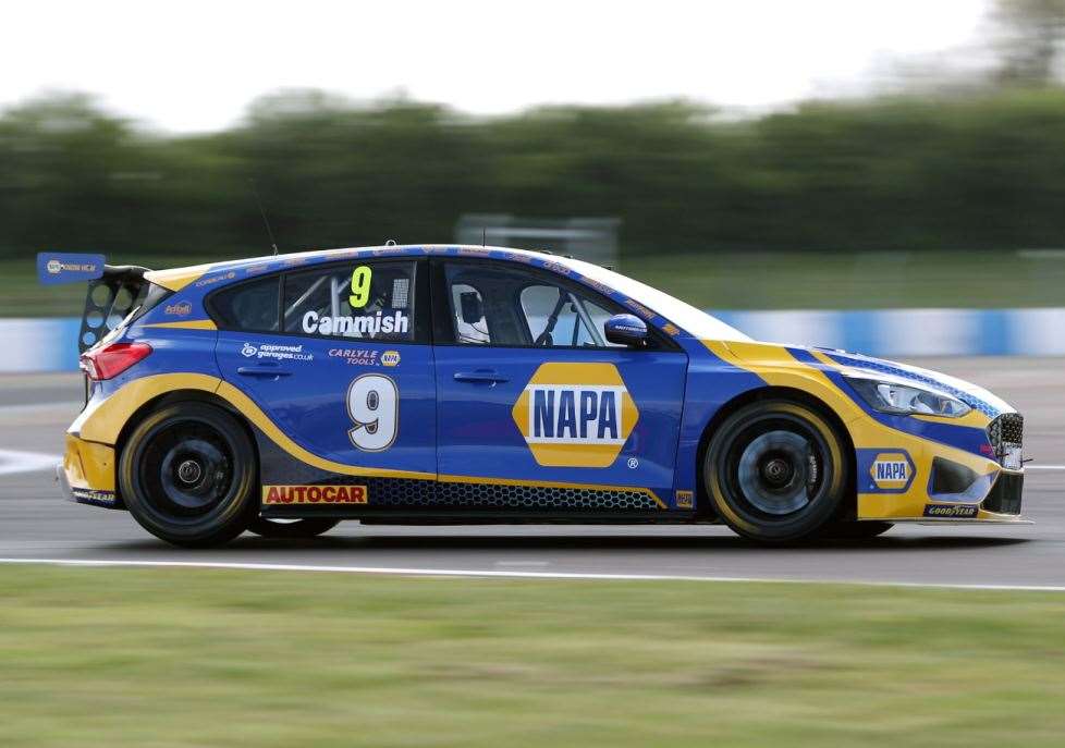 Dan Cammish endured a tough weekend in his Motorbase-run NAPA Racing UK Ford Focus