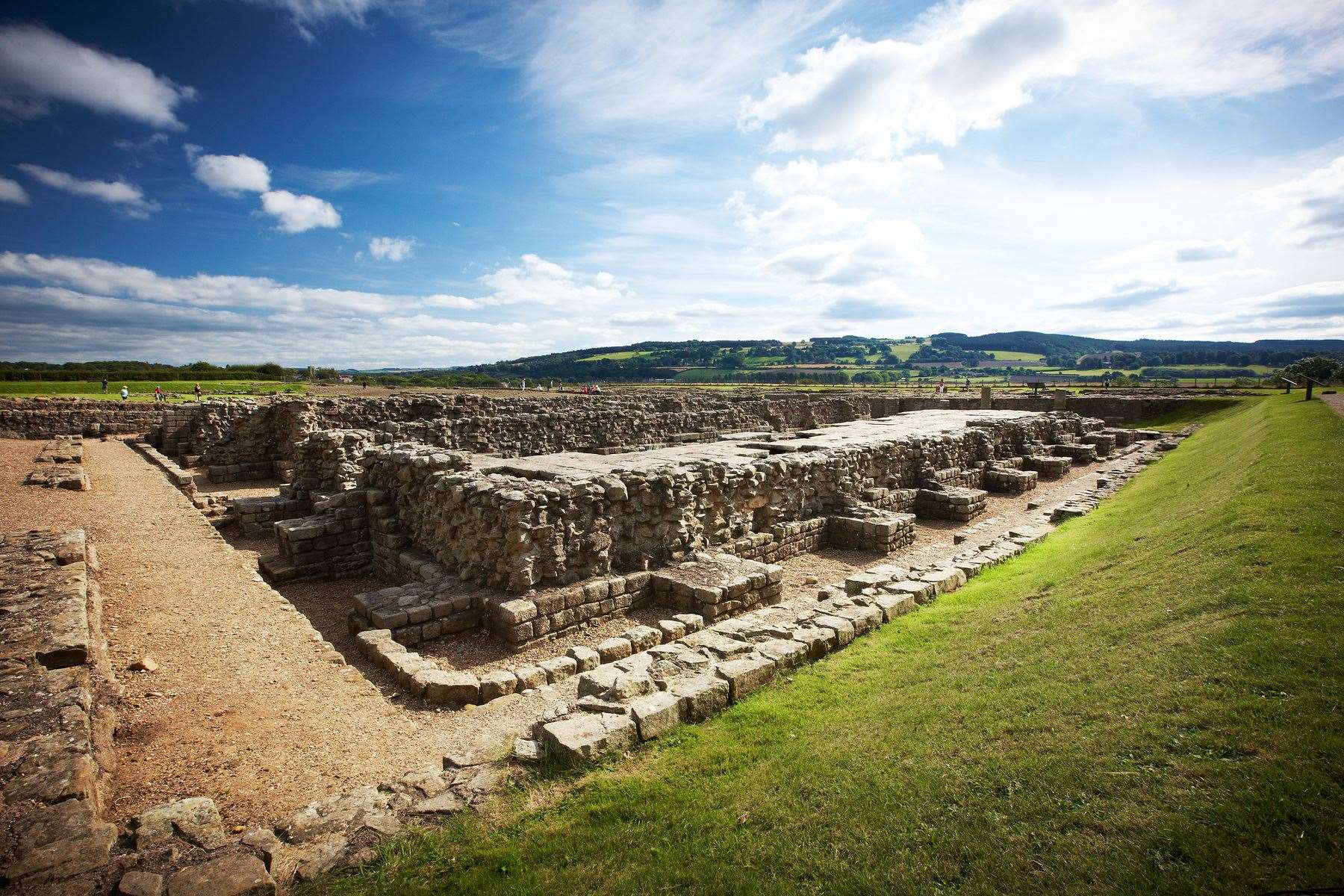 The Roman town of Corbridge (Robert Smith/Historic England/PA)