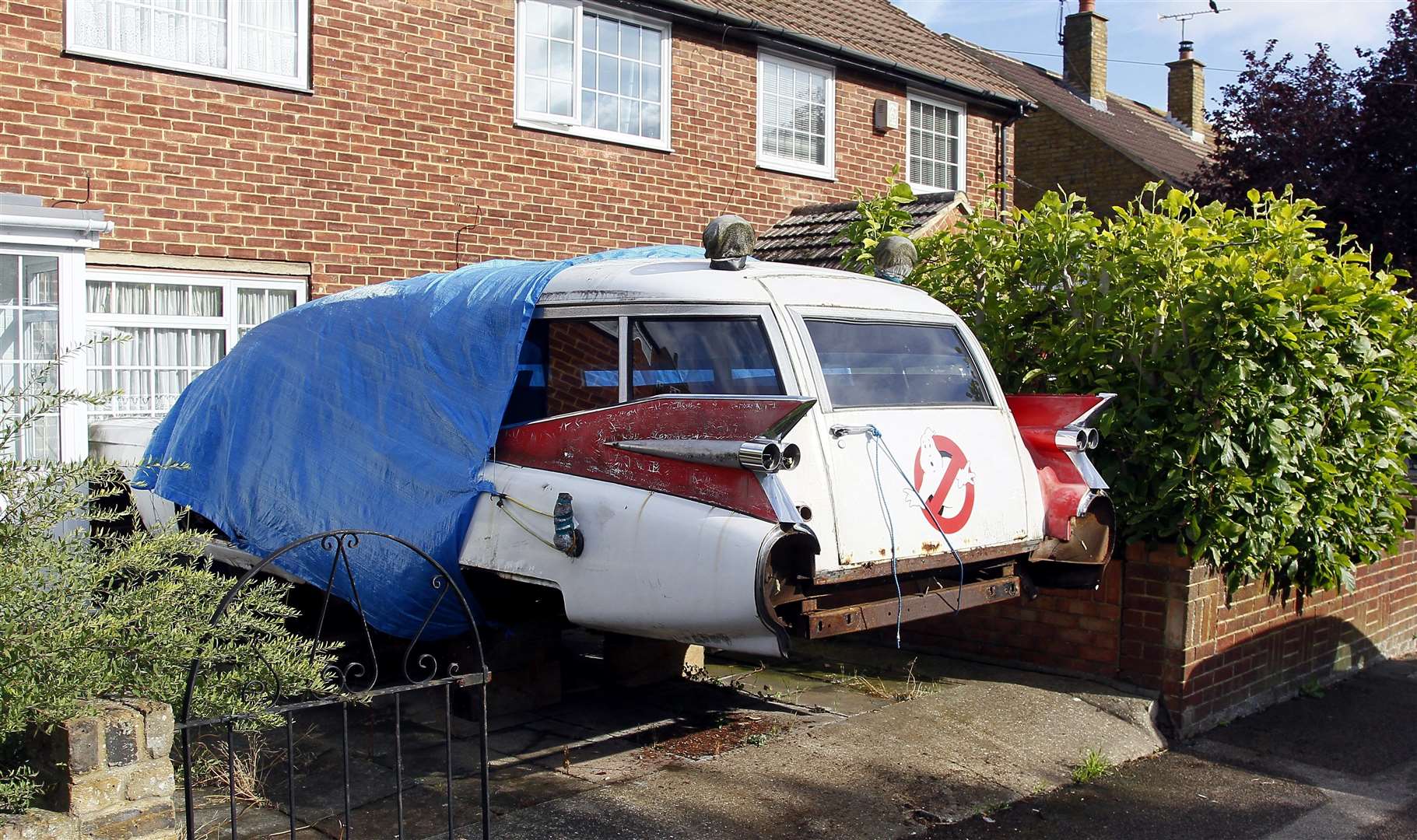 The Ghostbuster van. Picture: Sean Aidan