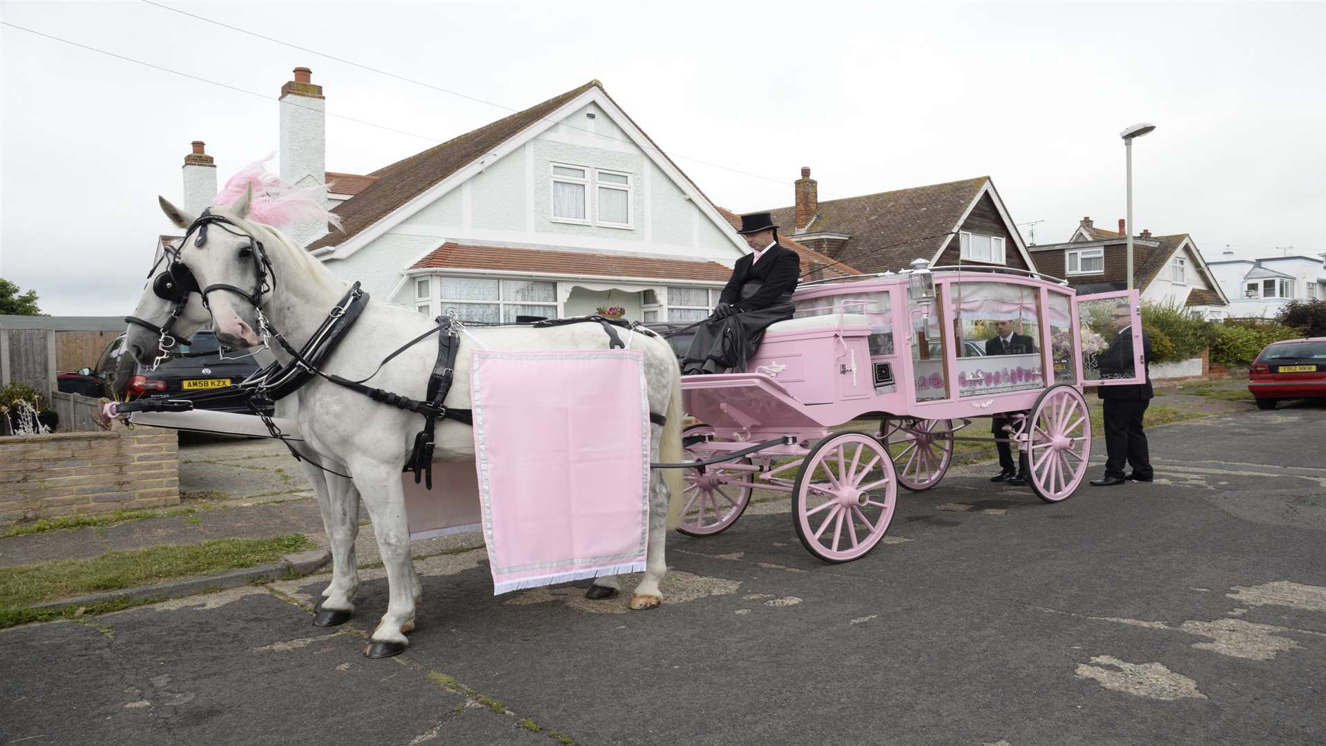 Montana's funeral procession