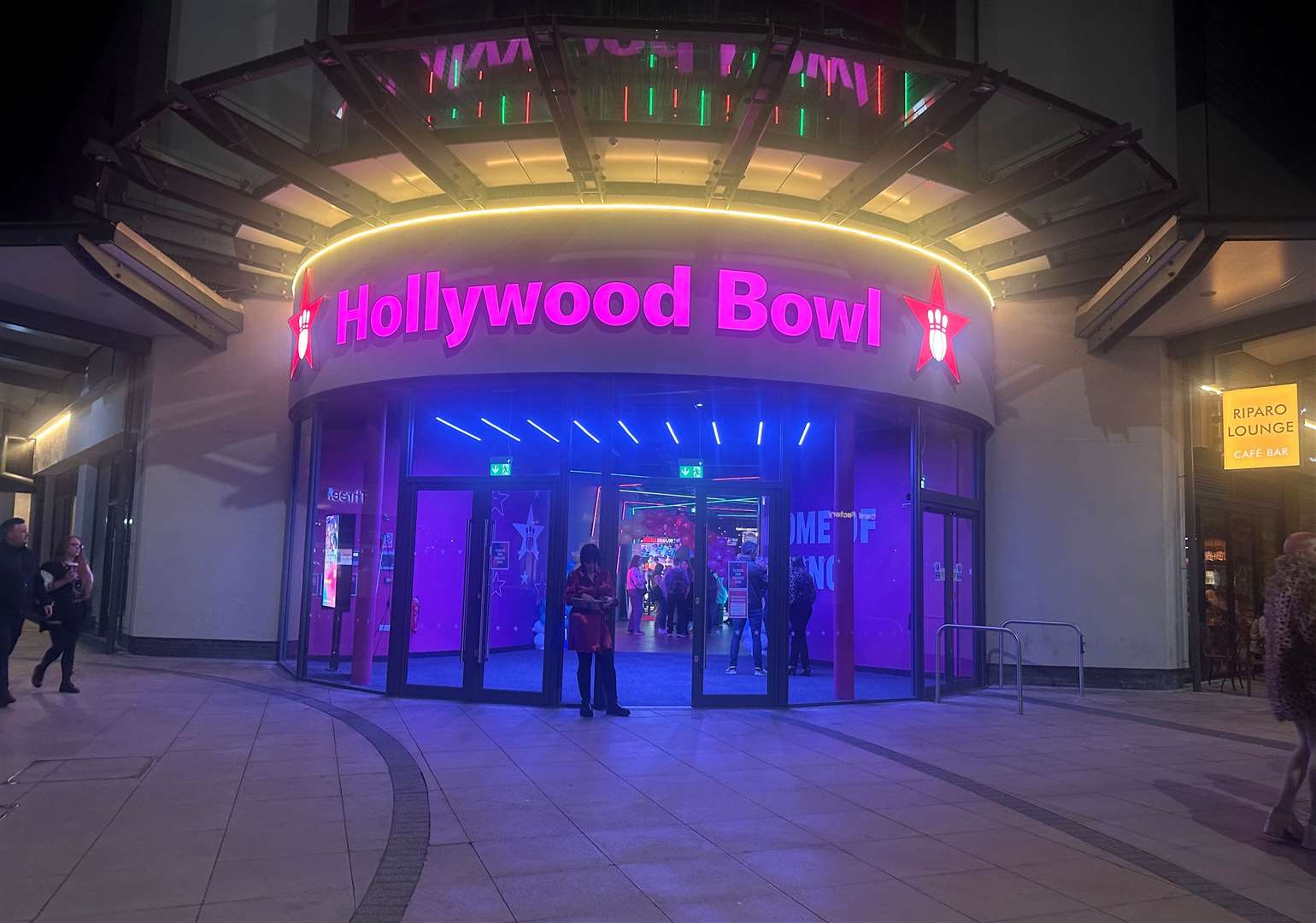 The new Hollywood Bowl has taken over the former Debenhams at Westwood Cross shopping centre