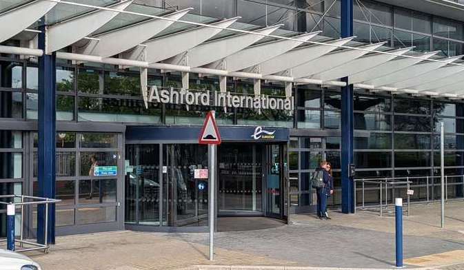 Ashford International train station