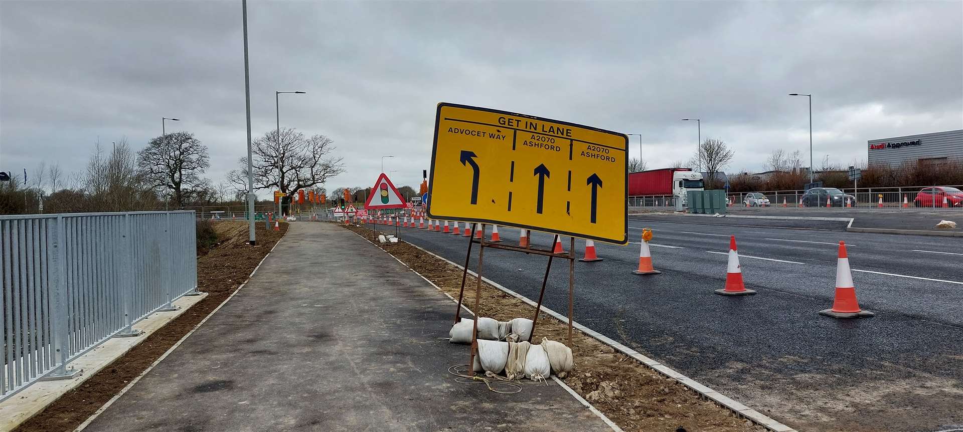 Avocet way was also spelled wrong on temporary signs