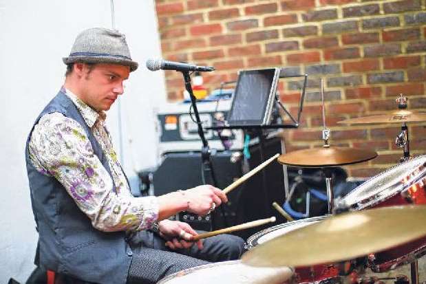 Giving a Masterclass in drumming