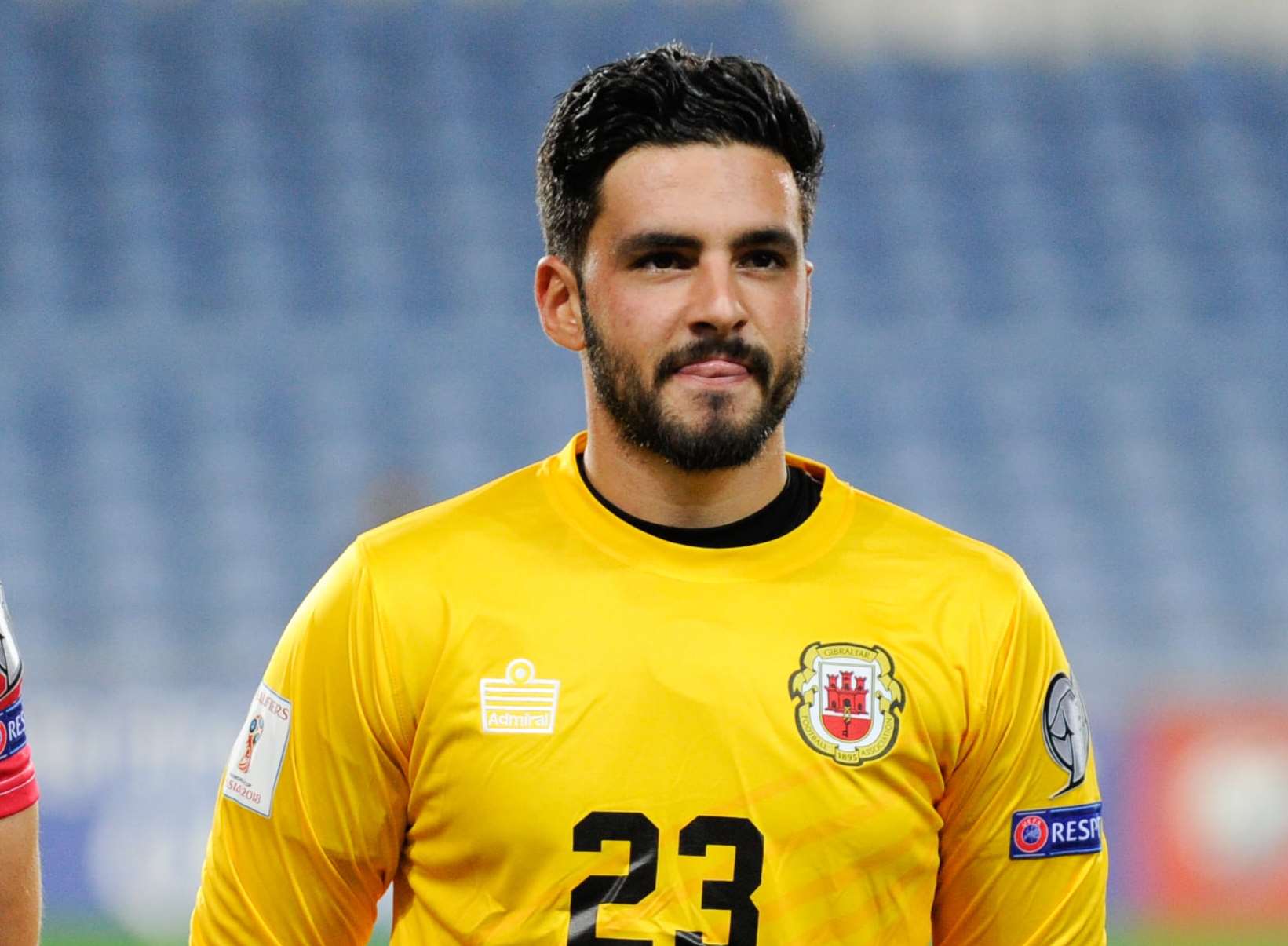 Gibraltar and Dartford goalkeeper Deren Ibrahim Picture: Gibraltar FA/Ian Martinez