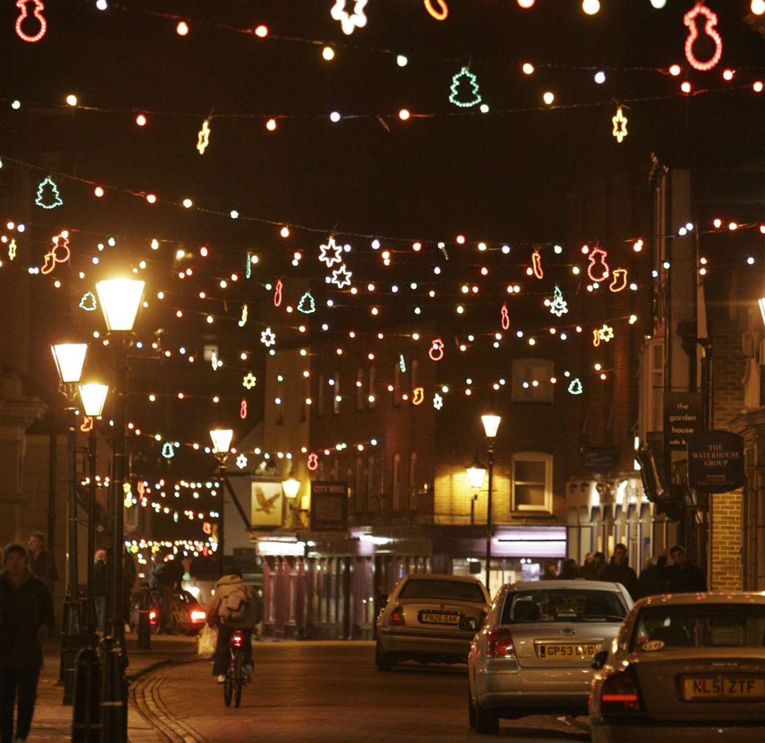 Christmas lights displays will go ahead in all five Medway town centres. Picture: Peter Still