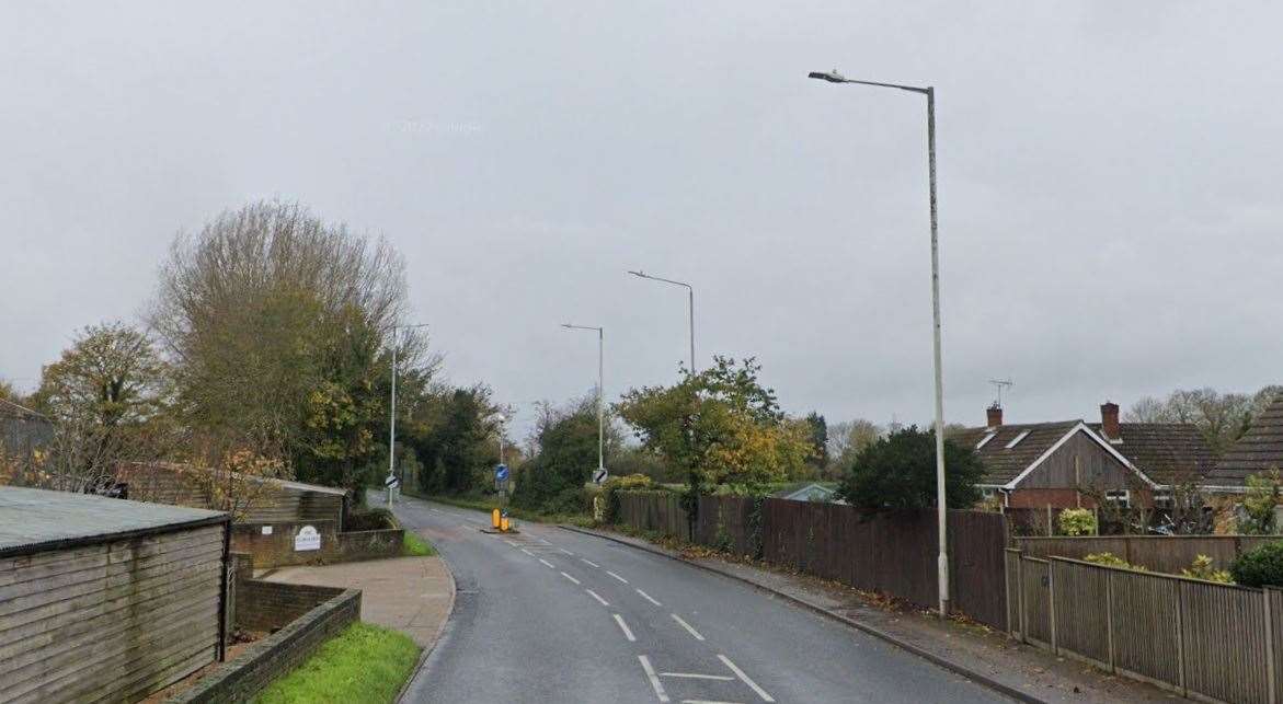 There is a huge emergency services response following reports of a collision on the A28 Canterbury Road near Sarre. Picture: Google