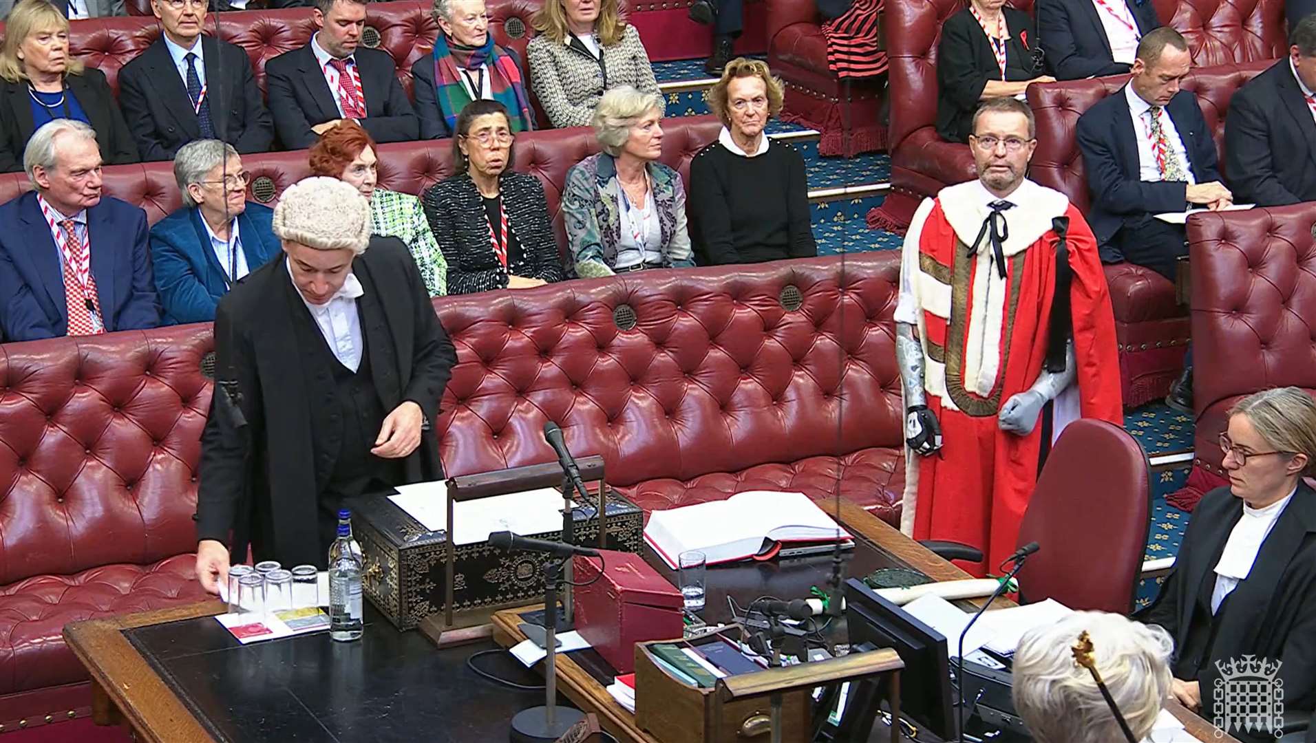 Lord Mackinlay took his place in the House of Lords earlier this year (House of Lords/PA)