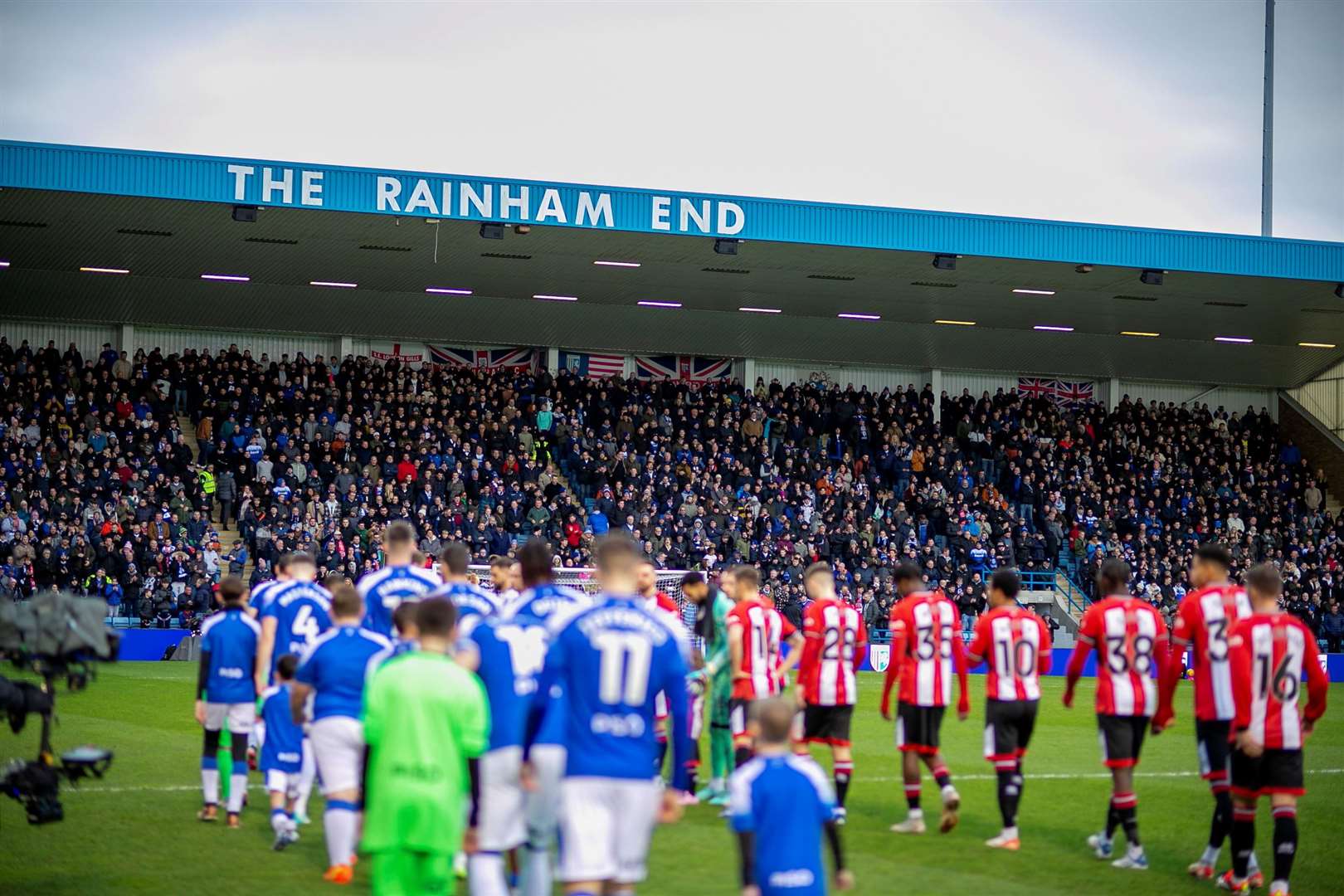 Gillingham made it to round three of the FA Cup last season, losing to Premier League Sheffield United at Priestfield Picture: @Julian_KPI