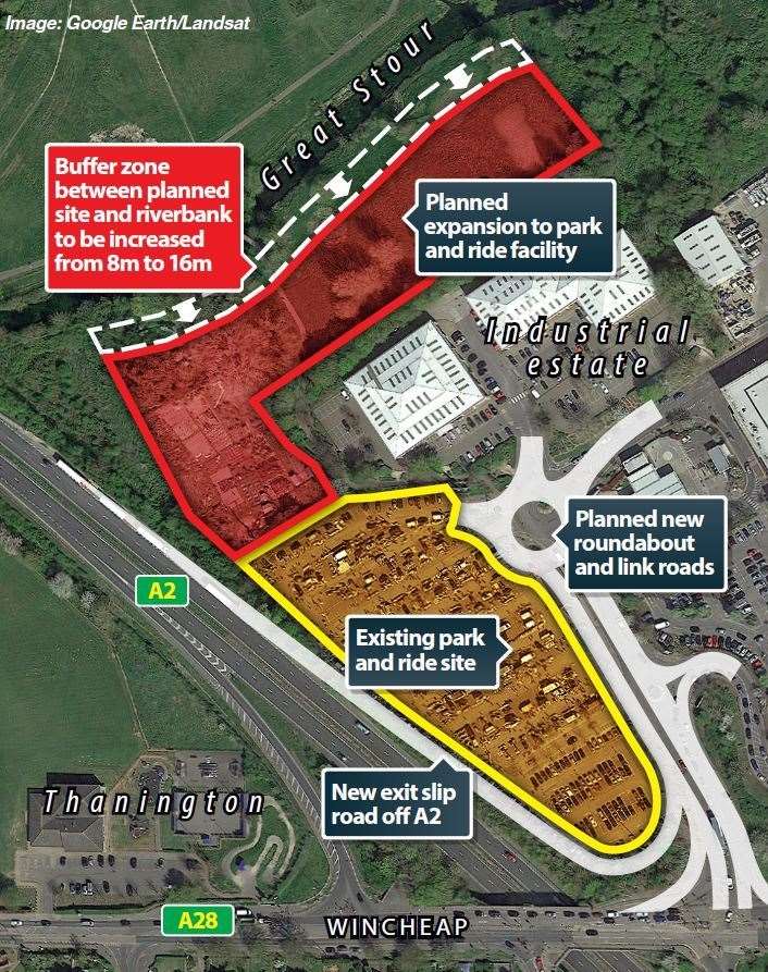 The Wincheap park and ride plan