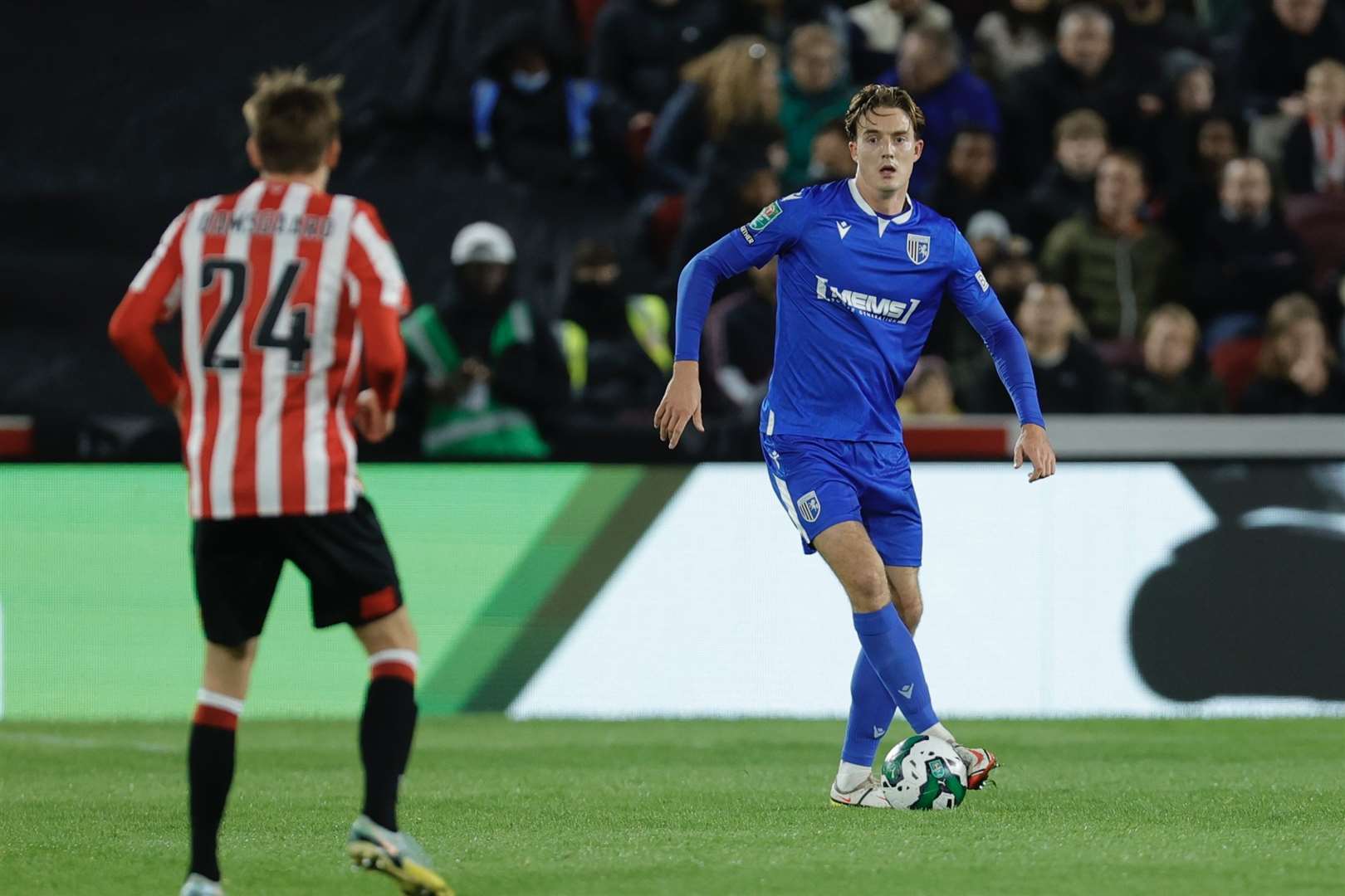 Brentford v Gillingham in the Carabao Cup third round at the Gtech Stadium Picture: KPI (60519314)