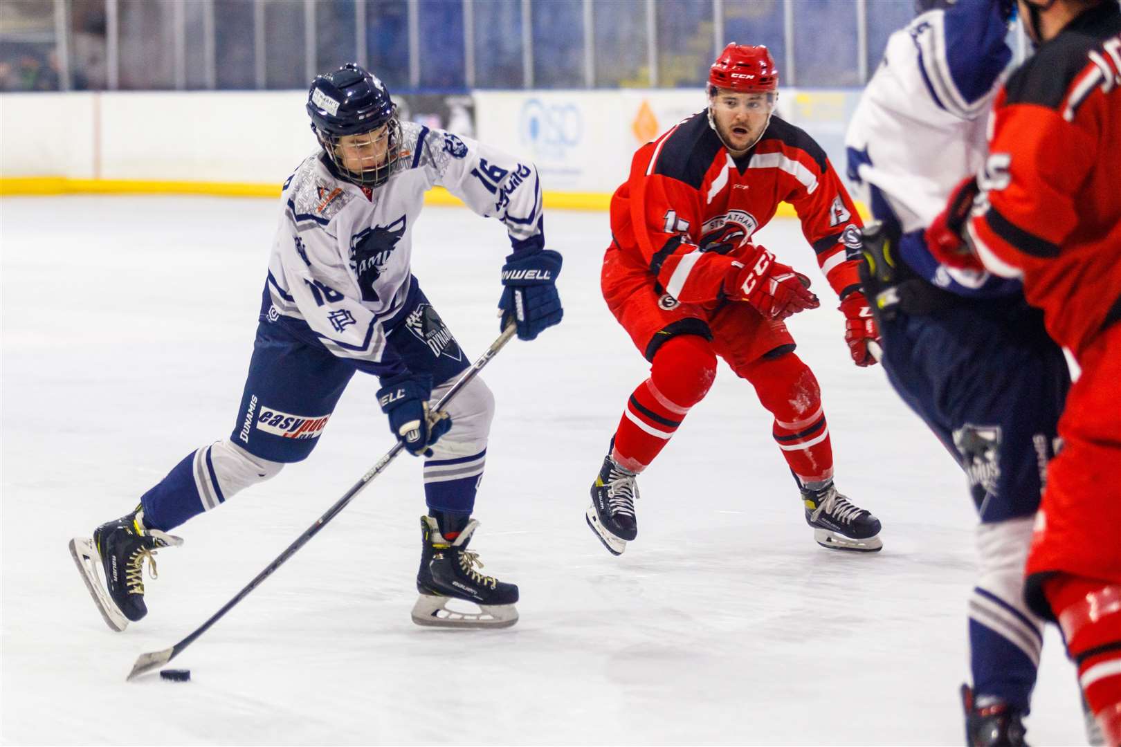 Brandon Chard playing for Invicta Dynamos against Streatham Redhawks Picture: David Trevallion