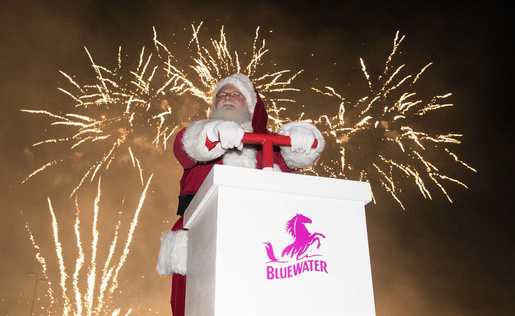 Santa has arrived at Bluewater for the start of Christmas celebrations