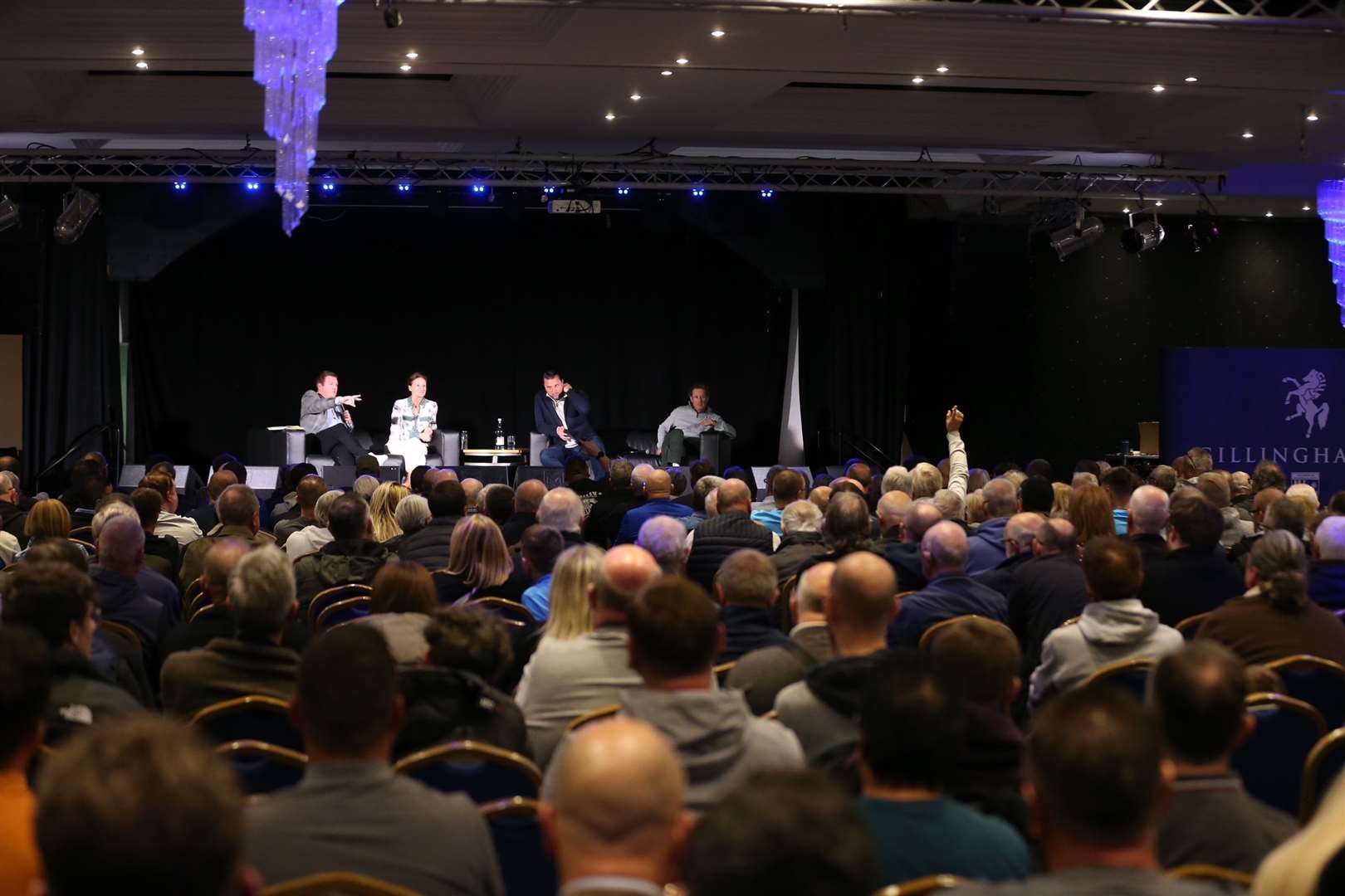 Gillingham FC fans' forum at Priestfield Stadium with around 400 supporters in attendance Picture: @Julian_KPI