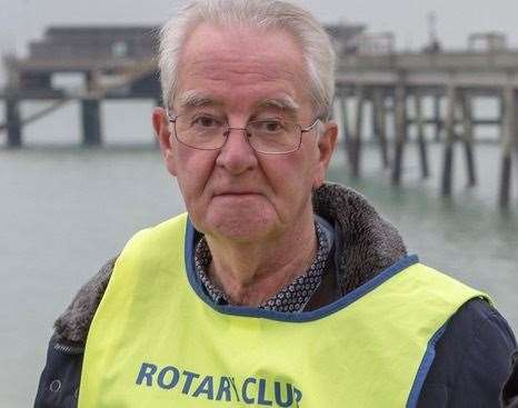 John Utting of The Rotary Club of Deal says Boxing Day Dip bookings have been suspended