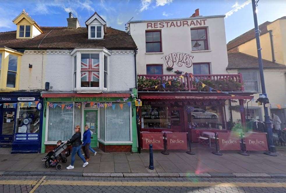 The owners of Birdies in Whitstable are planning to expand into former Harry & Co hardware shop. Picture: Google