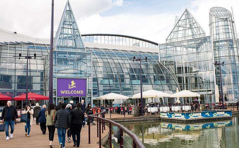 Recycling bins have been installed at M&S in Bluewater shopping centre, Dartford