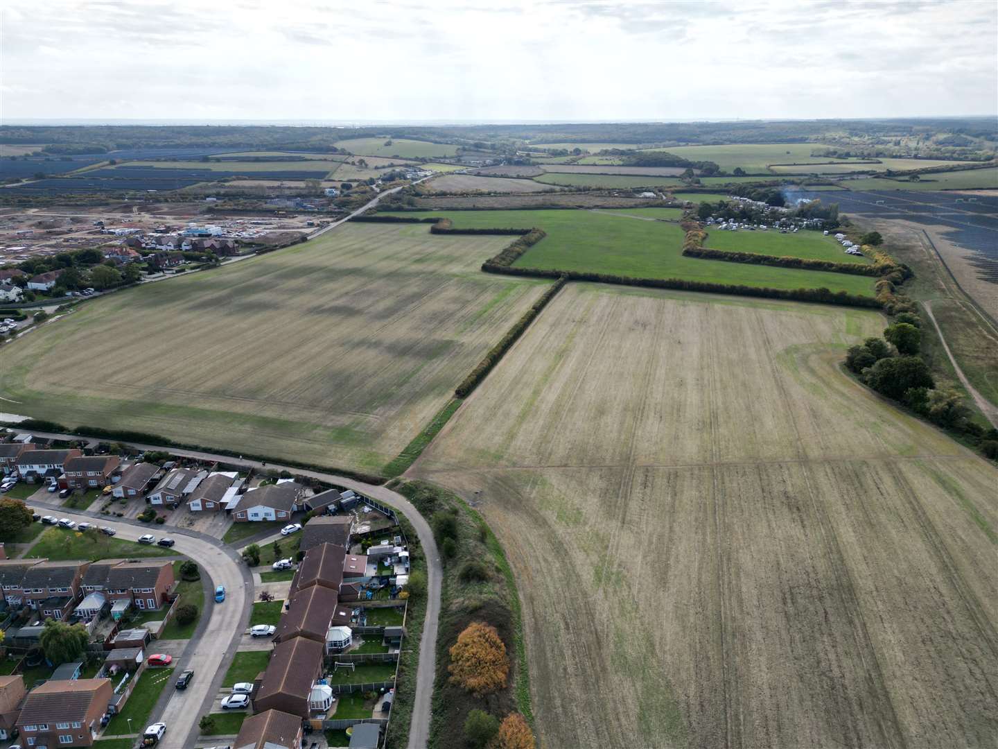 Land to the west of Thornden Wood Road. Picture: Barry Goodwin